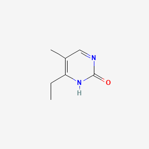 molecular formula C7H10N2O B578651 4-Ethyl-5-methylpyrimidin-2-ol CAS No. 1215295-84-3