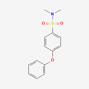 molecular formula C14H15NO3S B5786510 N,N-dimethyl-4-phenoxybenzenesulfonamide 