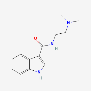 molecular formula C13H17N3O B5786662 N-[2-(dimethylamino)ethyl]-1H-indole-3-carboxamide 