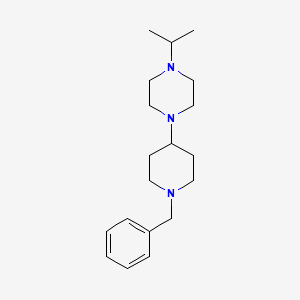 molecular formula C19H31N3 B5786712 1-(1-benzyl-4-piperidinyl)-4-isopropylpiperazine 