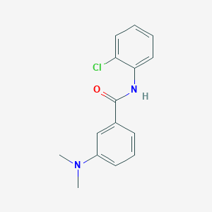molecular formula C15H15ClN2O B5786723 N-(2-chlorophenyl)-3-(dimethylamino)benzamide 