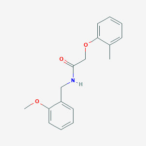 molecular formula C17H19NO3 B5786728 N-(2-methoxybenzyl)-2-(2-methylphenoxy)acetamide 