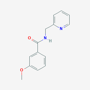 molecular formula C14H14N2O2 B5786757 3-methoxy-N-(2-pyridinylmethyl)benzamide 