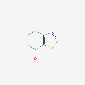 molecular formula C8H8OS B057868 5,6-Dihydrobenzo[b]thiophen-7(4H)-one CAS No. 1468-84-4