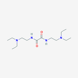 molecular formula C₁₄H₃₀N₄O₂ B057869 N,N'-双[2-(二乙氨基)乙基]草酰胺 CAS No. 5432-13-3