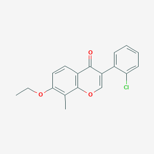 3-(2-chlorophenyl)-7-ethoxy-8-methyl-4H-chromen-4-one