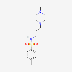 4-methyl-N-[3-(4-methyl-1-piperazinyl)propyl]benzenesulfonamide
