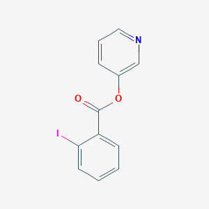 molecular formula C12H8INO2 B5787035 3-pyridinyl 2-iodobenzoate 