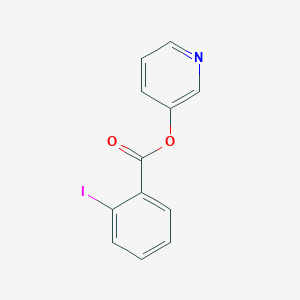 molecular formula C12H8INO2 B5787035 Pyridin-3-yl 2-iodobenzoate 