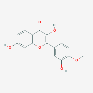molecular formula C16H12O6 B057871 3,3',7-三羟基-4'-甲氧基黄酮 CAS No. 57396-72-2