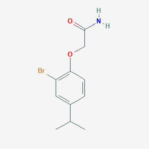 molecular formula C11H14BrNO2 B5787120 2-(2-bromo-4-isopropylphenoxy)acetamide 