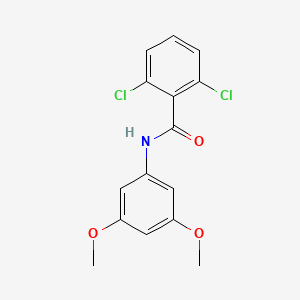 molecular formula C15H13Cl2NO3 B5787137 2,6-dichloro-N-(3,5-dimethoxyphenyl)benzamide 