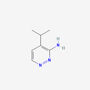 molecular formula C7H11N3 B578720 4-Isopropylpyridazin-3-amine CAS No. 1314961-97-1