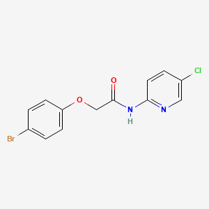 molecular formula C13H10BrClN2O2 B5787243 2-(4-bromophenoxy)-N-(5-chloro-2-pyridinyl)acetamide 