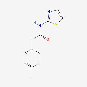 molecular formula C12H12N2OS B5787259 2-(4-methylphenyl)-N-1,3-thiazol-2-ylacetamide 