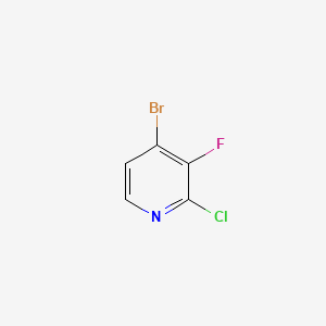 molecular formula C5H2BrClFN B578729 4-Bromo-2-chloro-3-fluoropyridine CAS No. 1211526-56-5