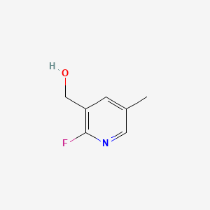 molecular formula C7H8FNO B578730 (2-氟-5-甲基吡啶-3-基)甲醇 CAS No. 1227565-23-2