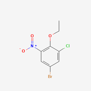 5-Bromo-1-chloro-2-ethoxy-3-nitrobenzene