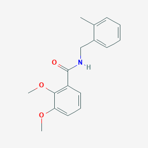 molecular formula C17H19NO3 B5787368 2,3-dimethoxy-N-(2-methylbenzyl)benzamide 
