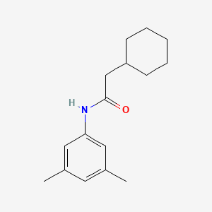 molecular formula C16H23NO B5787666 2-cyclohexyl-N-(3,5-dimethylphenyl)acetamide 