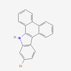 molecular formula C20H12BrN B578768 9H-Dibenzo[a,c]carbazole, 11-bromo- CAS No. 1300028-53-8