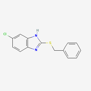 2-(benzylthio)-5-chloro-1H-benzimidazole