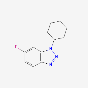 1-Cyclohexyl-6-fluoro-1,2,3-benzotriazole