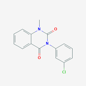 3-(3-chlorophenyl)-1-methyl-2,4(1H,3H)-quinazolinedione