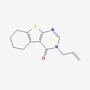 molecular formula C13H14N2OS B5787756 3-allyl-5,6,7,8-tetrahydro[1]benzothieno[2,3-d]pyrimidin-4(3H)-one 