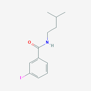 molecular formula C12H16INO B5787922 3-iodo-N-(3-methylbutyl)benzamide 