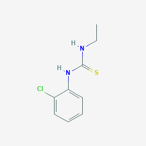 molecular formula C9H11ClN2S B5787966 N-(2-chlorophenyl)-N'-ethylthiourea CAS No. 19384-08-8