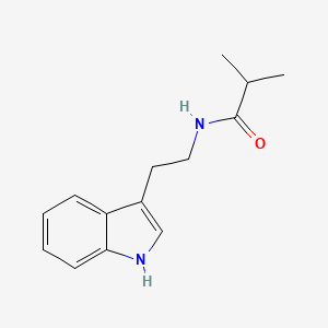 molecular formula C14H18N2O B5787987 N-[2-(1H-吲哚-3-基)乙基]-2-甲基丙酰胺 