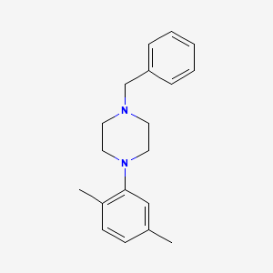 molecular formula C19H24N2 B5788017 1-benzyl-4-(2,5-dimethylphenyl)piperazine 