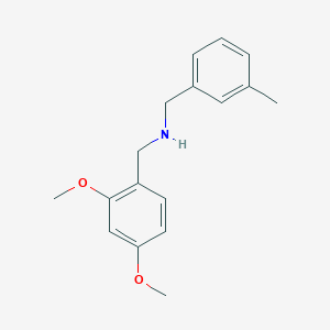 molecular formula C17H21NO2 B5788025 (2,4-dimethoxybenzyl)(3-methylbenzyl)amine 