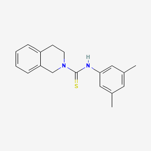 molecular formula C18H20N2S B5788033 N-(3,5-dimethylphenyl)-3,4-dihydro-2(1H)-isoquinolinecarbothioamide 