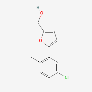 molecular formula C12H11ClO2 B5788046 [5-(5-chloro-2-methylphenyl)-2-furyl]methanol 