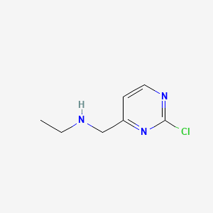 N-[(2-chloropyrimidin-4-yl)methyl]ethanamine
