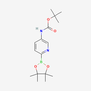 tert-Butyl (6-(4,4,5,5-tetramethyl-1,3,2-dioxaborolan-2-yl)pyridin-3-yl)carbamate