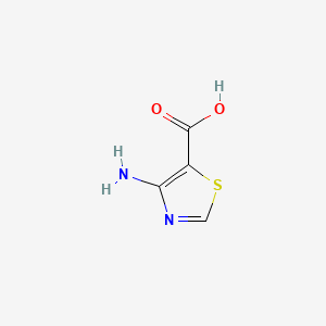 molecular formula C4H4N2O2S B578815 4-Aminothiazole-5-carboxylic acid CAS No. 1353101-89-9