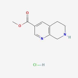 Methyl 5,6,7,8-tetrahydro-1,7-naphthyridine-3-carboxylate hydrochloride