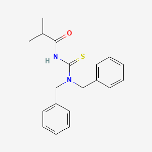 N-[(dibenzylamino)carbonothioyl]-2-methylpropanamide