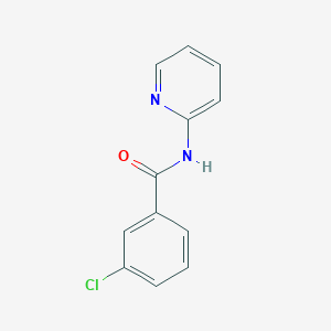 molecular formula C12H9ClN2O B5788236 3-chloro-N-2-pyridinylbenzamide 