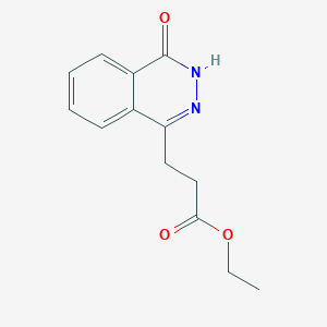 molecular formula C13H14N2O3 B5788296 ethyl 3-(4-oxo-3,4-dihydro-1-phthalazinyl)propanoate 