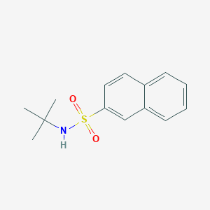 molecular formula C14H17NO2S B5788314 N-(tert-butyl)-2-naphthalenesulfonamide 