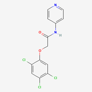 molecular formula C13H9Cl3N2O2 B5788322 N-4-pyridinyl-2-(2,4,5-trichlorophenoxy)acetamide 