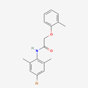 molecular formula C17H18BrNO2 B5788428 N-(4-bromo-2,6-dimethylphenyl)-2-(2-methylphenoxy)acetamide 