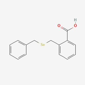 2-(Benzylselanylmethyl)benzoic acid