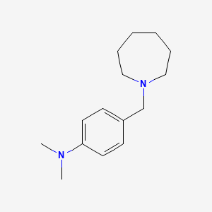 molecular formula C15H24N2 B5788473 4-(1-azepanylmethyl)-N,N-dimethylaniline 
