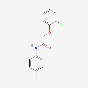 molecular formula C15H14ClNO2 B5788481 2-(2-chlorophenoxy)-N-(4-methylphenyl)acetamide 