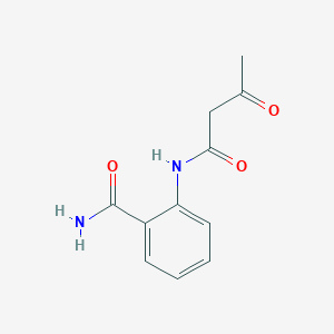 molecular formula C11H12N2O3 B5788507 2-(acetoacetylamino)benzamide 